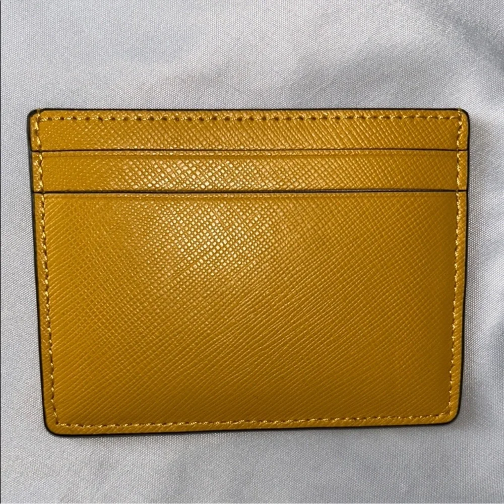 Kate Spade Daffodi Madison Saffiano Leather Slim Small Card Holder